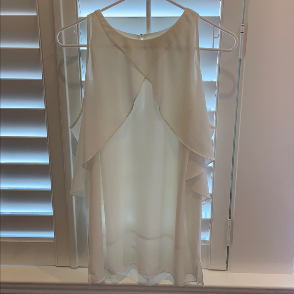 Vince camuto layered sleeveless top